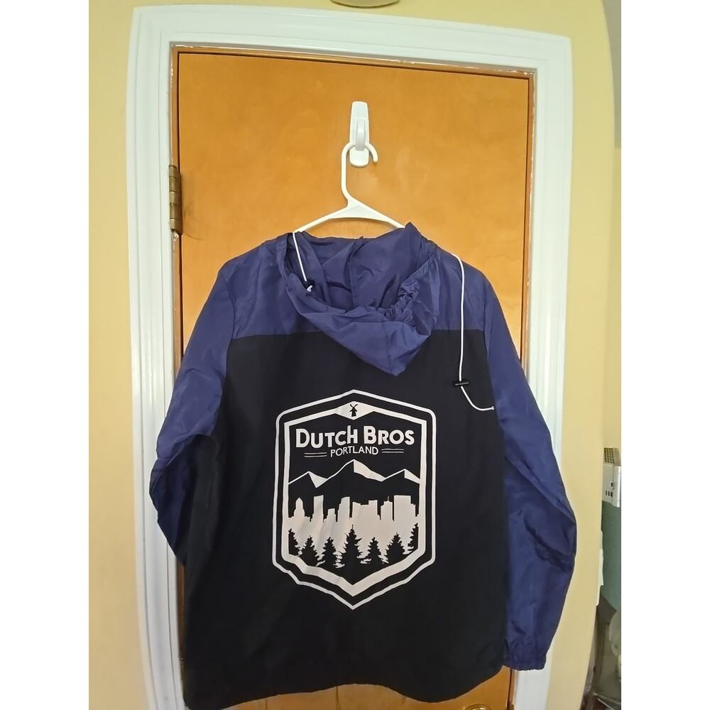 Dutch Bros Portland Windbreaker Jacket Large